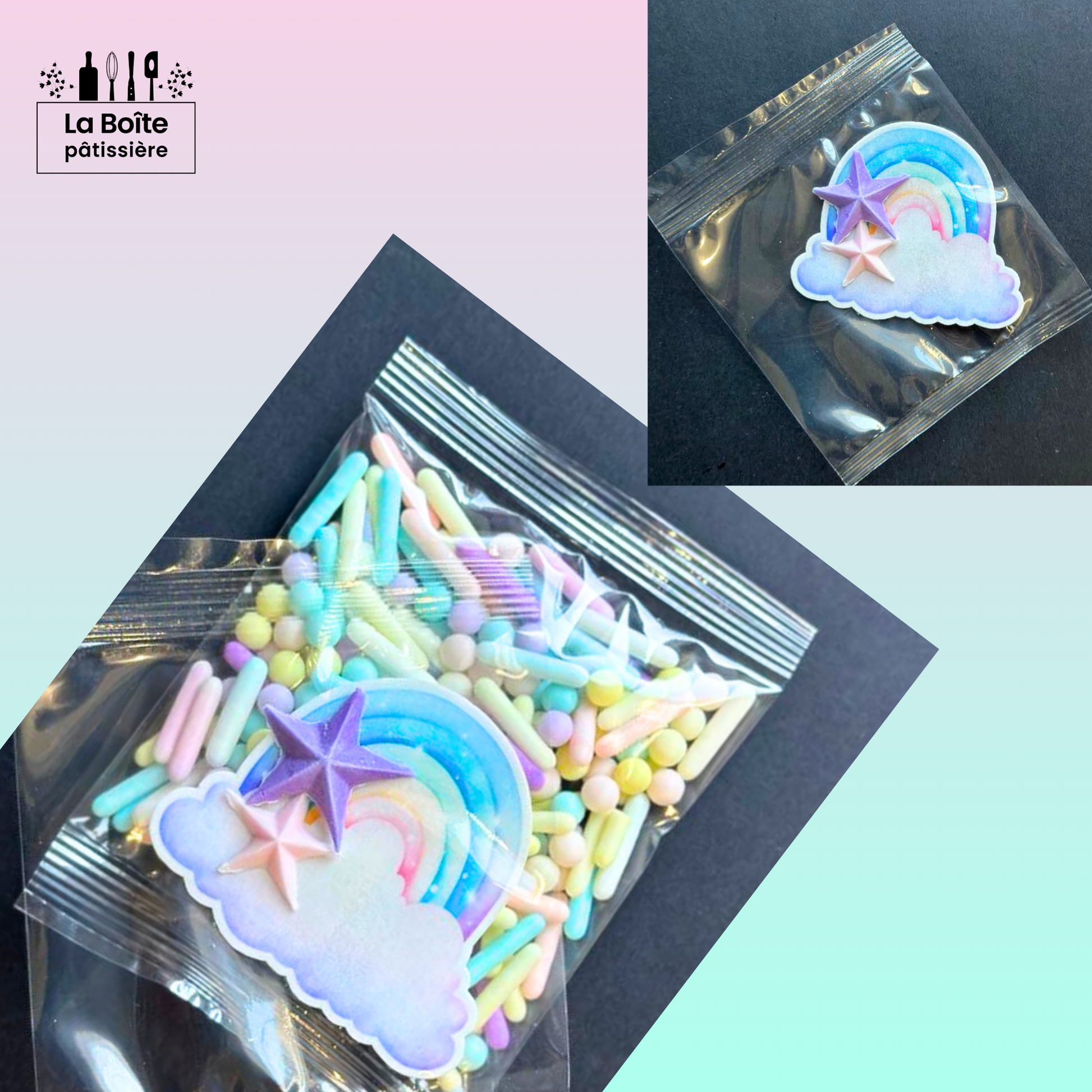 bonbons pastel image comestible