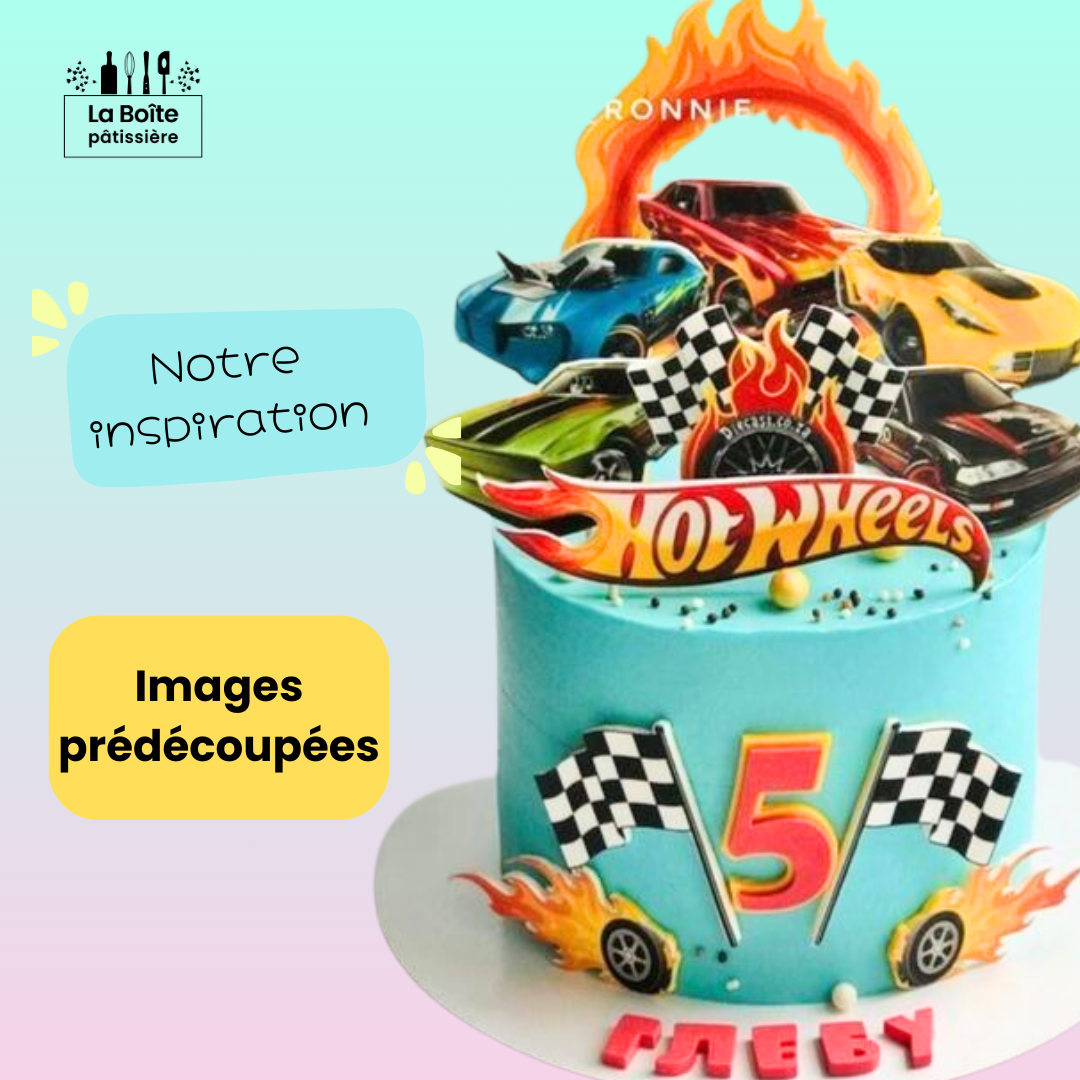 Ensemble de décoration inspiré Hot Wheels