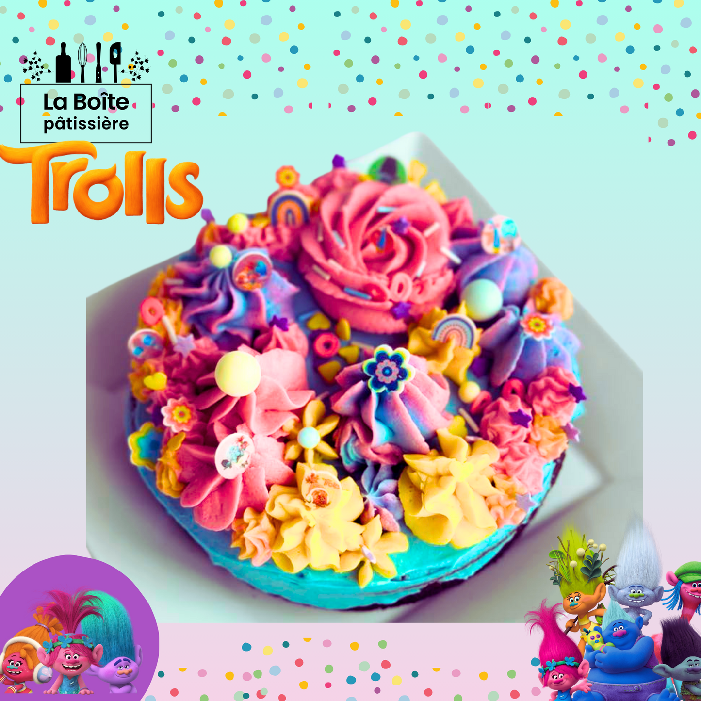 Bonbons Trolls inspiré