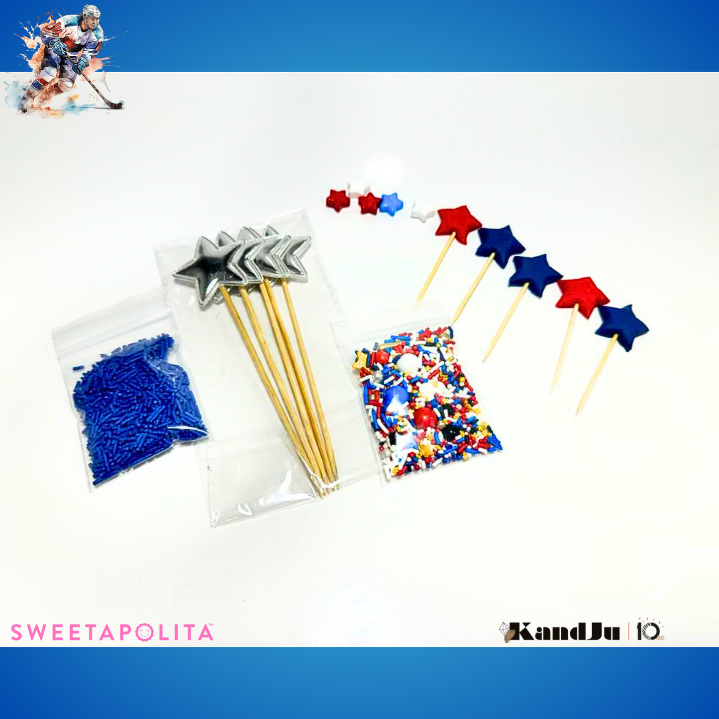 Hockey Decoration Set