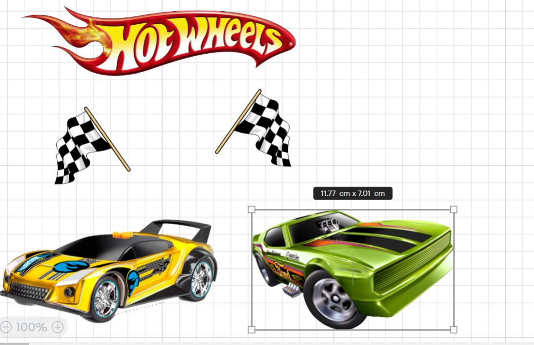 Ensemble de décoration inspiré Hot Wheels