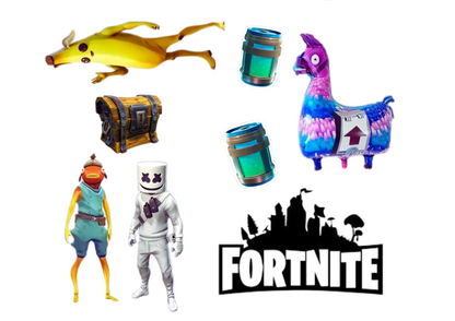 Ensemble de décoration Fortnite inspiré