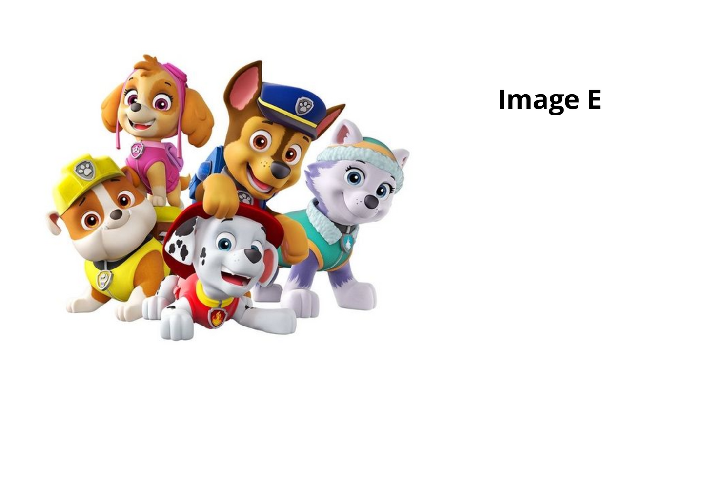 Paw Patrol inspired decoration set